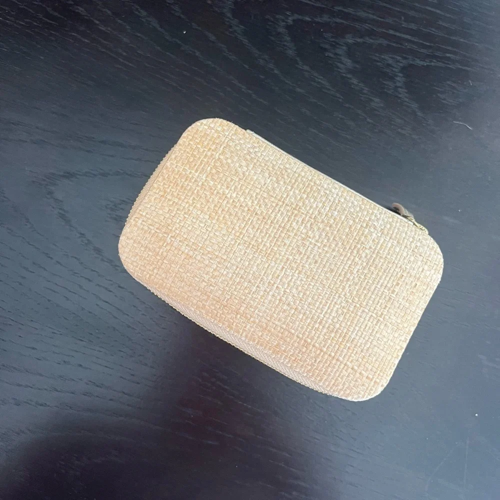 J.Crew Woven Jewelry Case